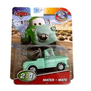 Disney Pixar Cars Color Changers Mater Mate Color Change 1:55 Diecast Mattel New